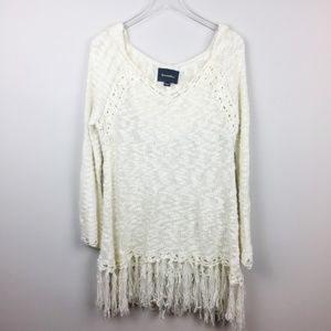 Lovemarks | Oversized Cream Hoodie Beach Sweater